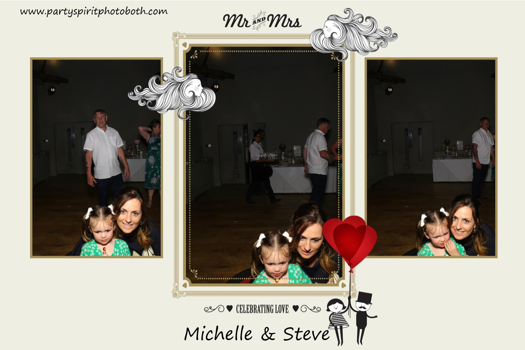 Michelle & Steve Wedding | View more photos from the event at gallery.partyspiritphotobooth.com/u/PartySpiritPhotoBooth/Michelle-Steve-Wedding